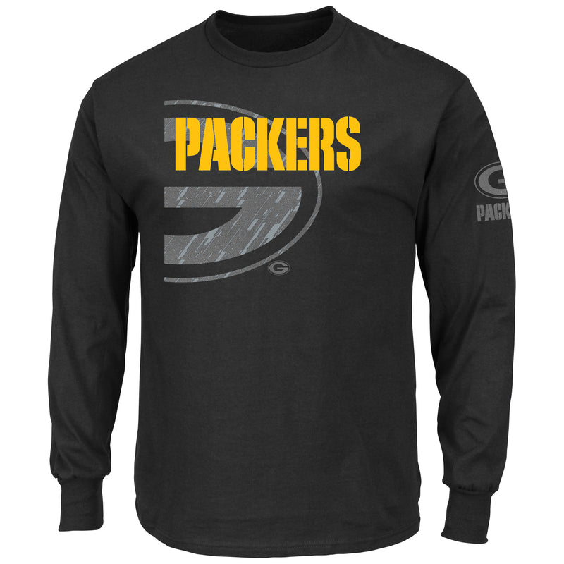 Green Bay Packers Elite Reflective Men's Long Sleeve Shirt, X-Large