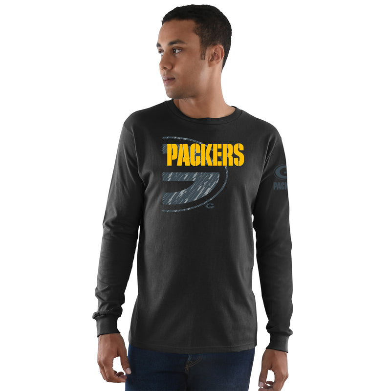 Green Bay Packers Elite Reflective Men's Long Sleeve Shirt, X-Large