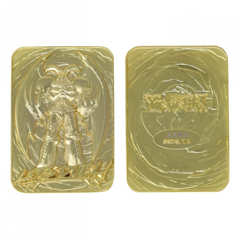 Yu-Gi-Oh! Summoned Skull - 24 Karat Gold Plated Metal Card