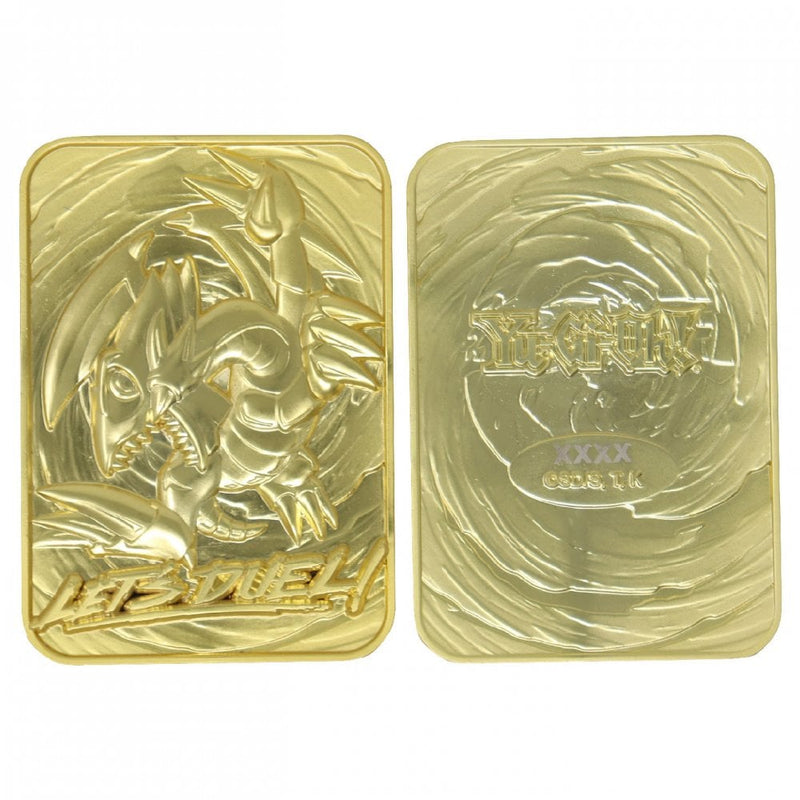 Yu-Gi-Oh! Blue-Eyes Toon Dragon - 24 Karat Gold Plated Metal Card