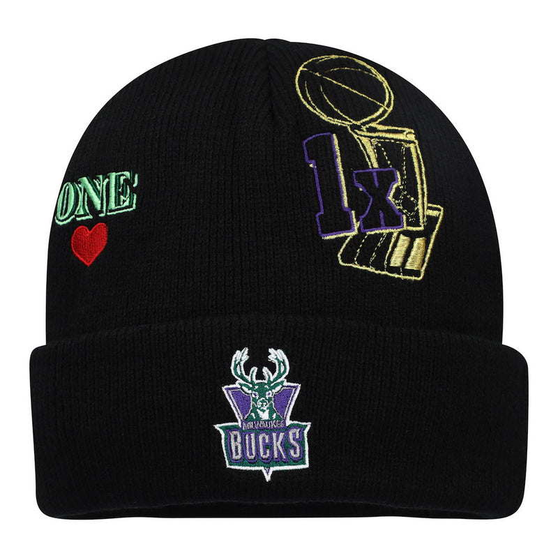Milwaukee Bucks Cream City Knit Hat