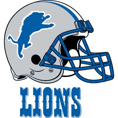 Detroit Lions Team Logo Transfers Rub-On Stickers/Tattoos (3 Pack)