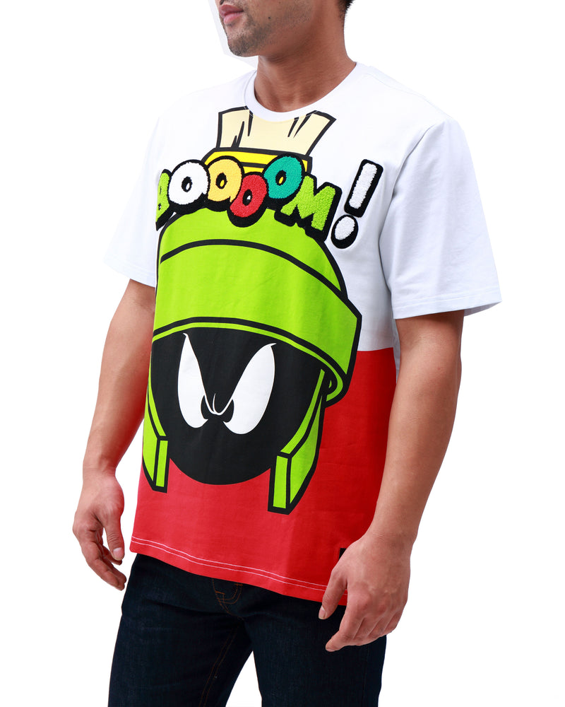 Looney Tunes Marvin the Martian Boooom Shirt, White