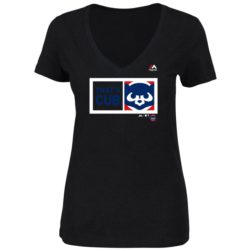 Chicago Cubs That's Cubs Women's Charcoal Tee