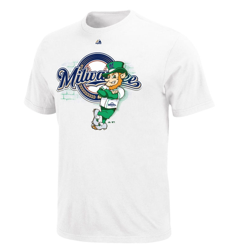 Milwaukee Brewers Shamrock Charm St. Patrick's Day Men's T-Shirt
