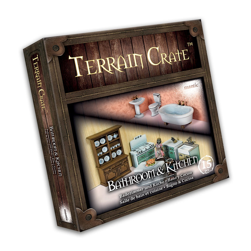 Terrain Crate: Bathroom & Kitchen Miniatures