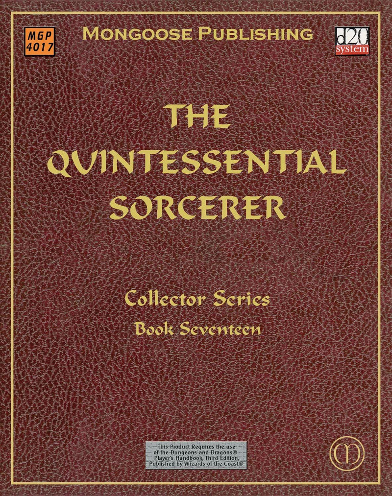 The Quintessential Sorcerer: Collector Series Book Seventeen