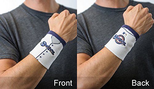 Milwaukee Brewers Fan Band Wristband, 2-Pack
