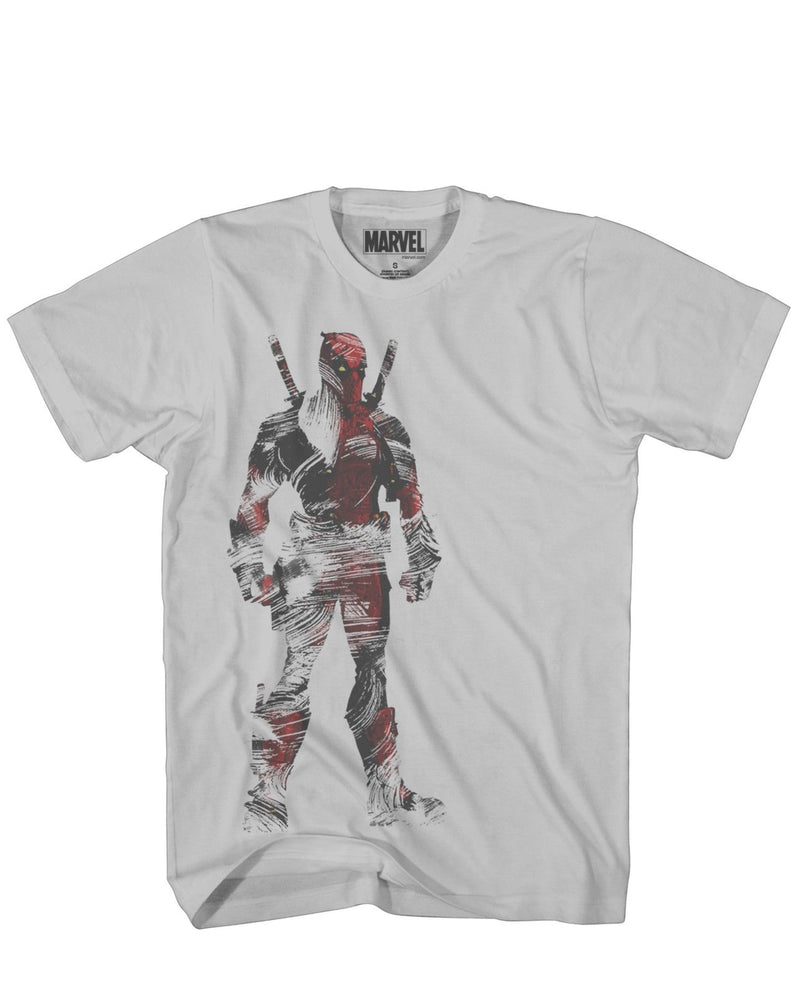 Marvel Comics Deadpool Dead Tundra Men's Silver Shirt