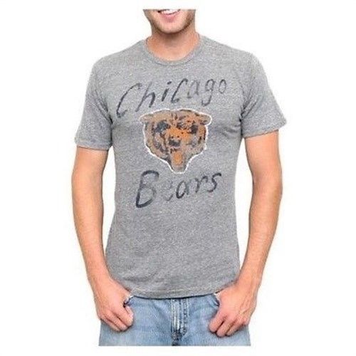 Chicago Bears Vintage Inspired Gameday Triblend Men's T-Shirt by Junk Food