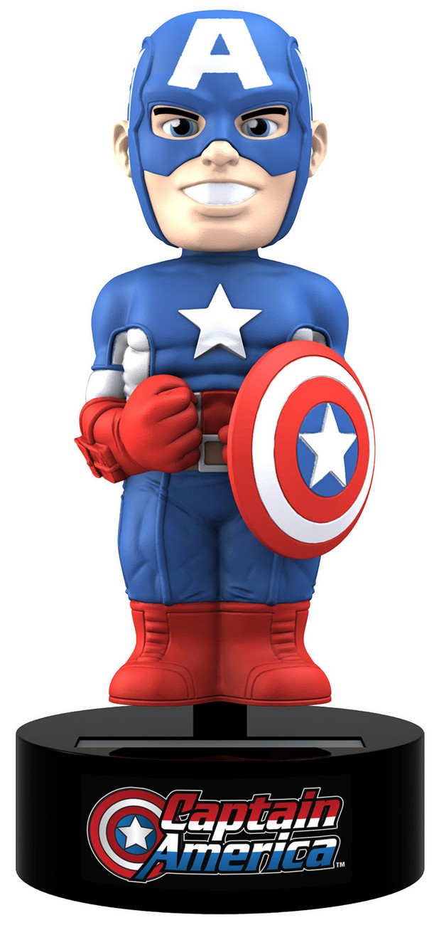 Marvel Comics Captain America Solar-Powered Bodyknocker