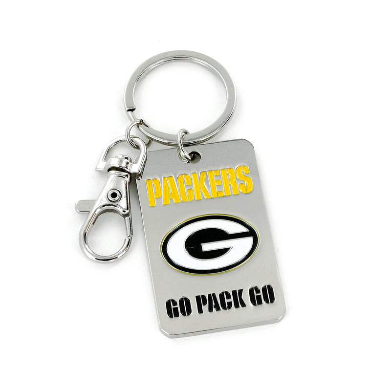 Green Bay Packers Go Pack Go Key Ring