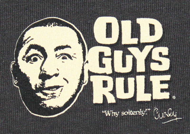 Old Guys Rule Three Stooges Curly Soitenly Men's T-Shirt