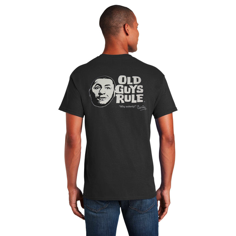 Old Guys Rule Three Stooges Curly Soitenly Men's T-Shirt