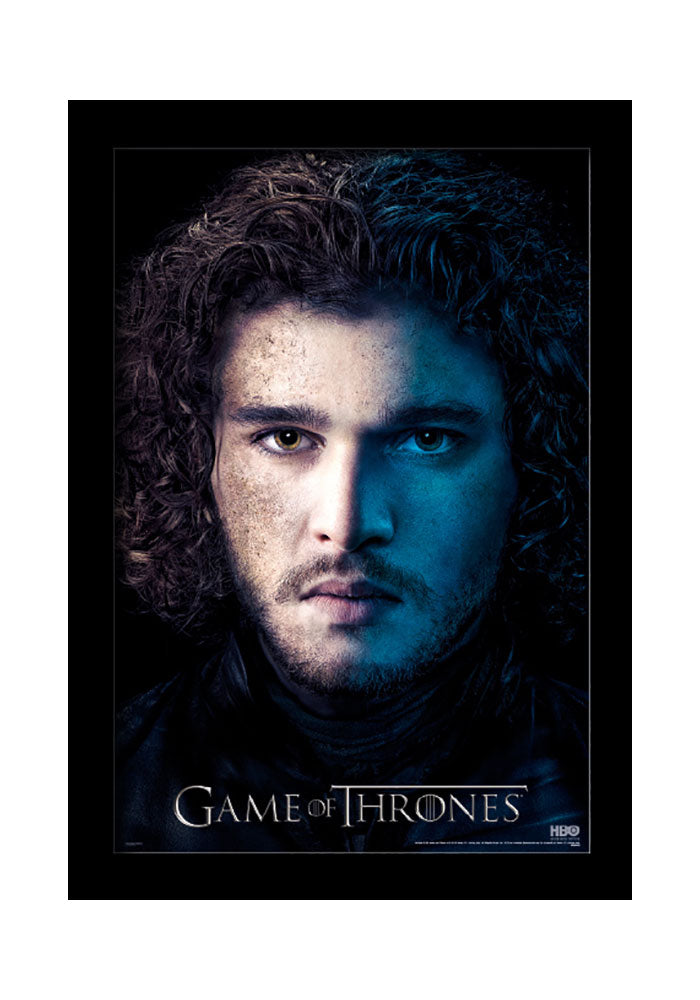 Game of Thrones Jon Snow Framed Print