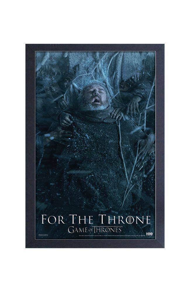 Game of Thrones Hodor For The Throne Framed Print