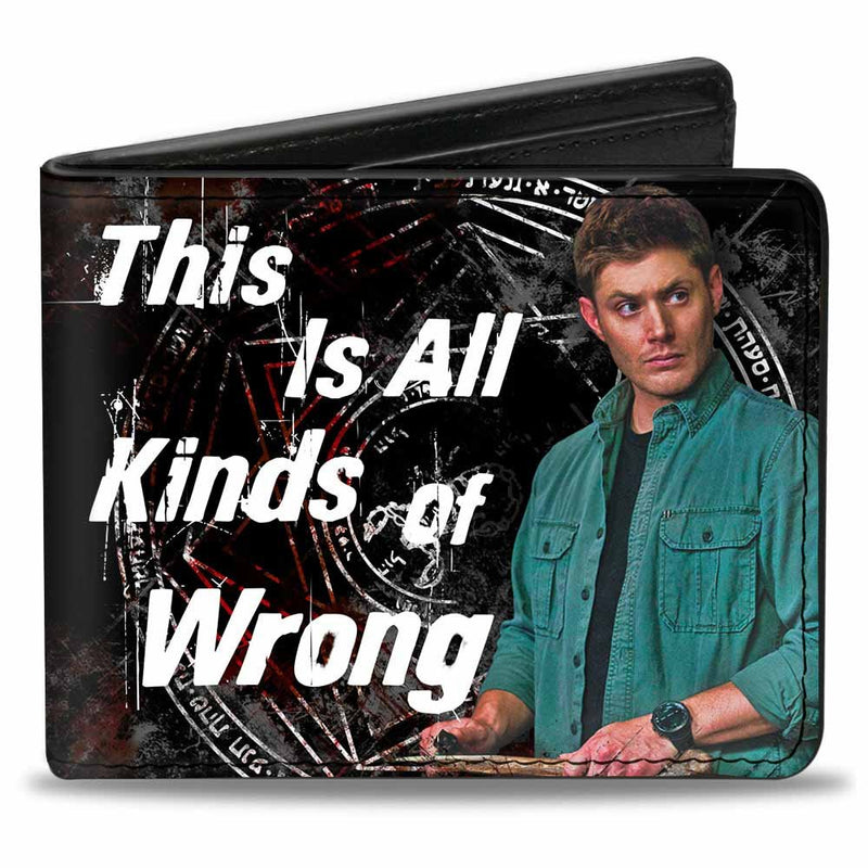 Supernatural This is All Kinds of Wrong Bi-Fold Wallet