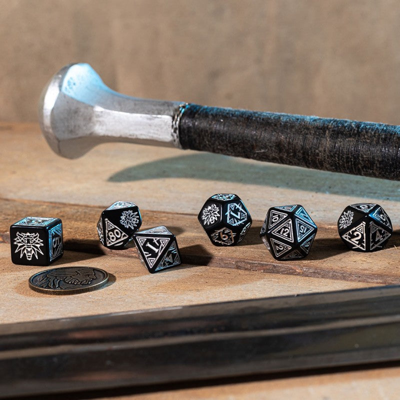 The Witcher Dice Set. Geralt - The Silver Sword