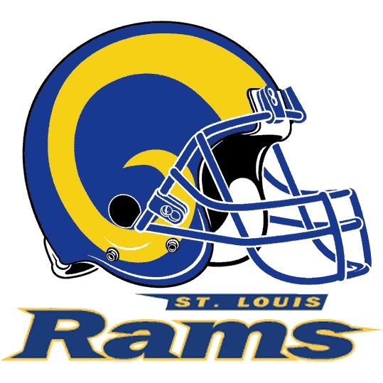 St. Louis Rams Team Logo Rub-On Stickers/Tattoos, 3 Pack