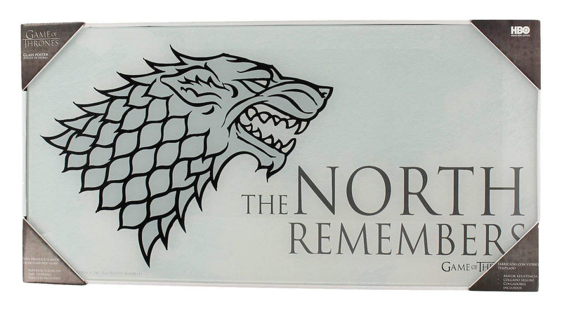 Game of Thrones The North Remembers Tempered Glass Poster