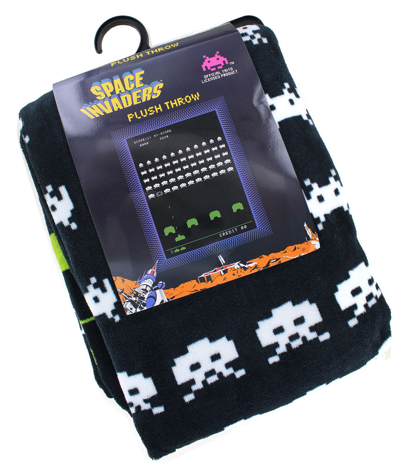 Space Invaders 60" x 45" Plush Throw Blanket