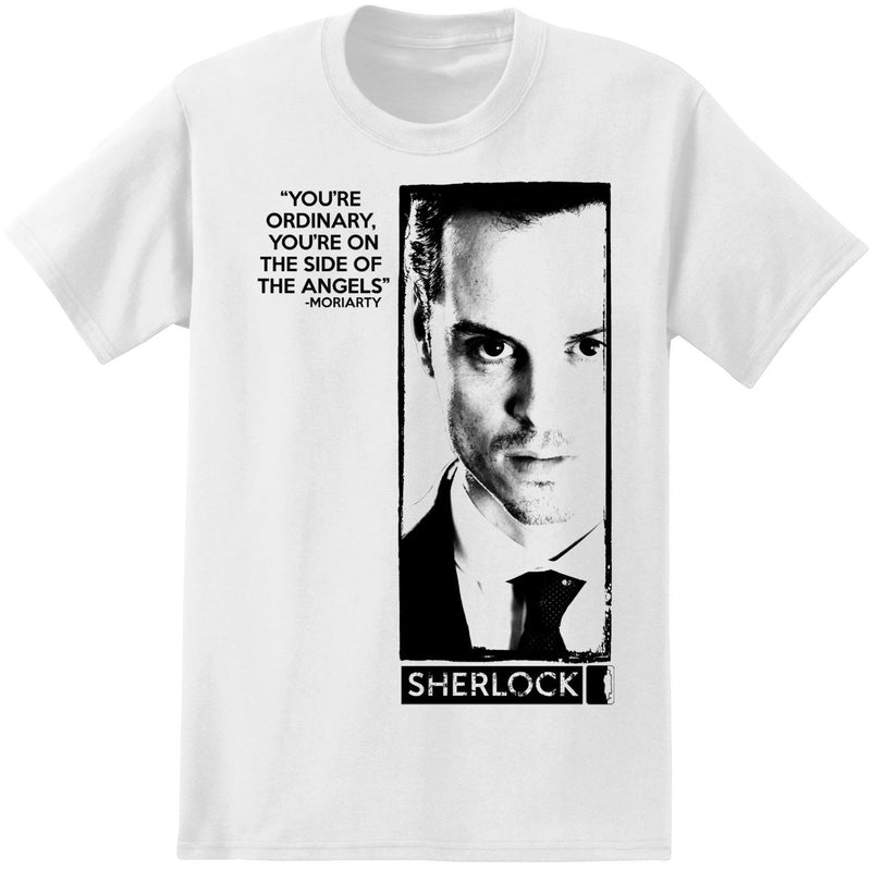 Sherlock Holmes You're Ordinary Men's White T-Shirt
