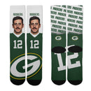 Green Bay Packers Aaron Rodgers NFL Champ Socks