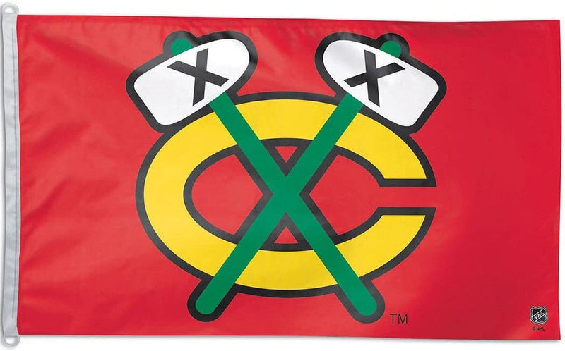 Chicago Blackhawks 3' x 5' Deluxe Flag