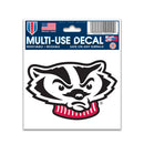 Wisconsin Badgers 3" x 4" Multi-Use Decal