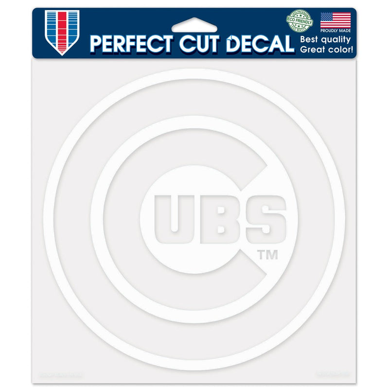 Chicago Cubs 8" x 8" Perfect Cut Decal