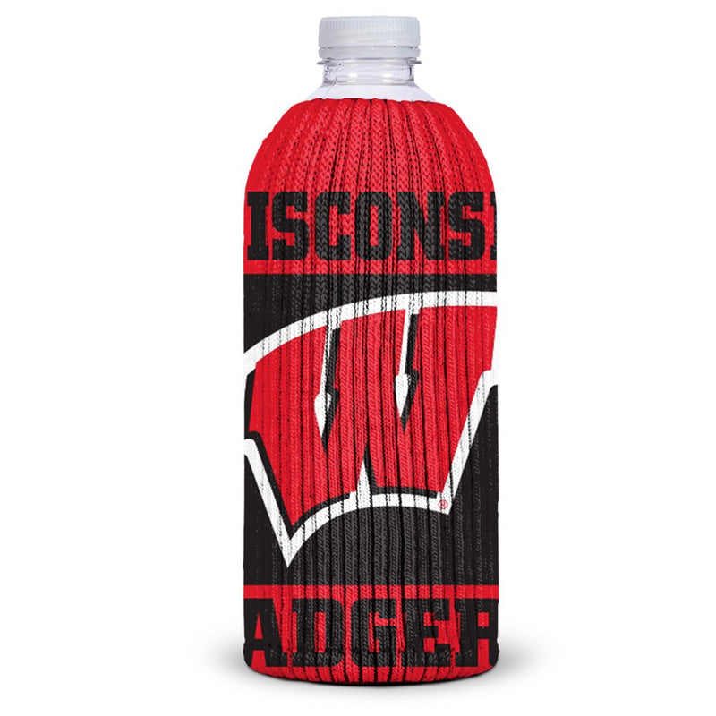 Wisconsin Badgers Knit Bottle Cooler