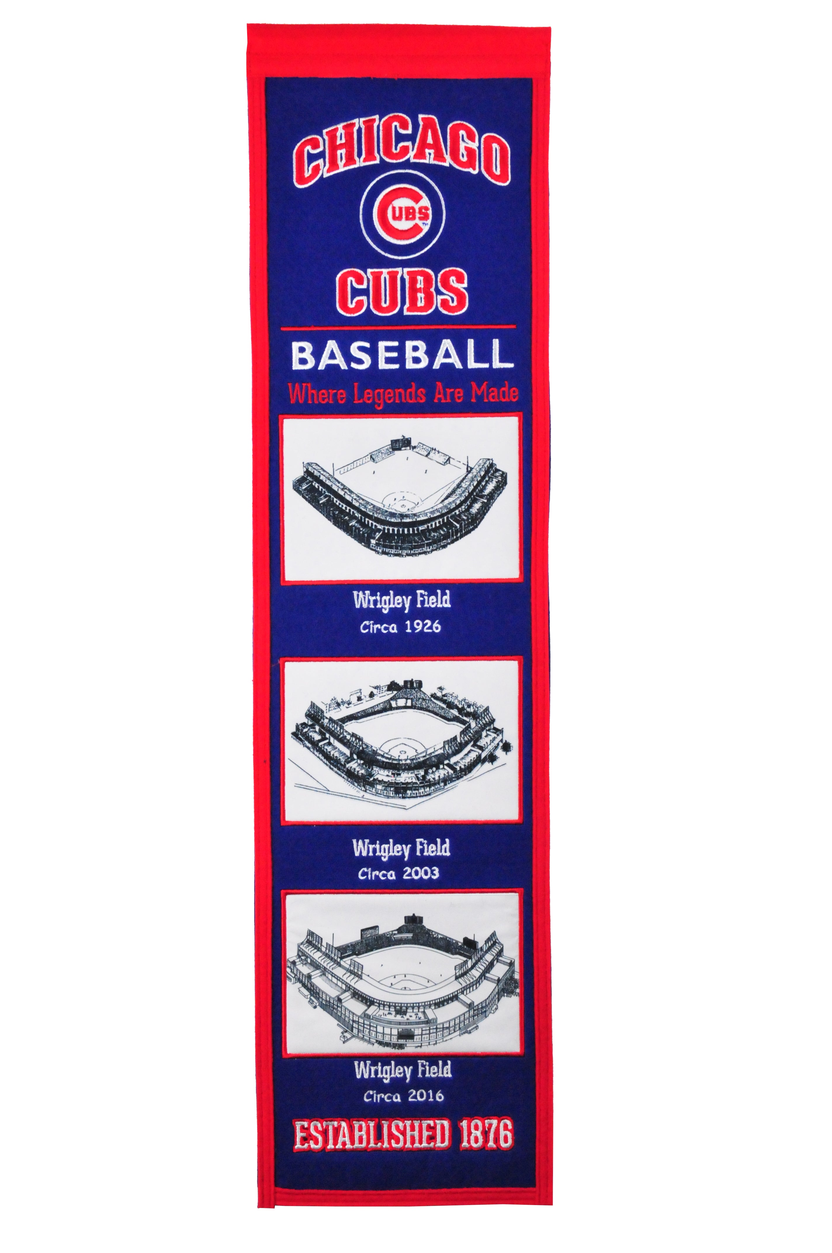 Chicago Cubs Stadium Transformation Banner