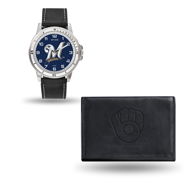 Milwaukee Brewers Watch and Wallet Set